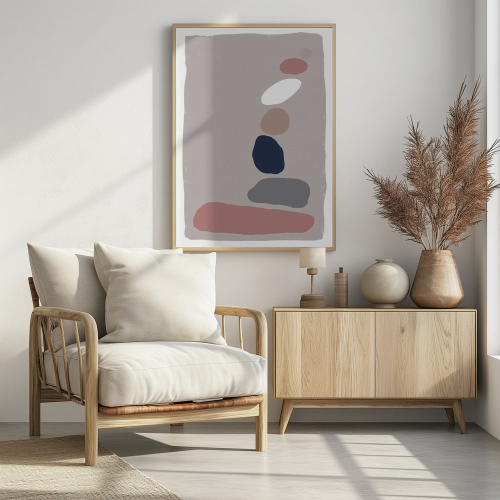 Abstrakte Kieselsteine | Poster