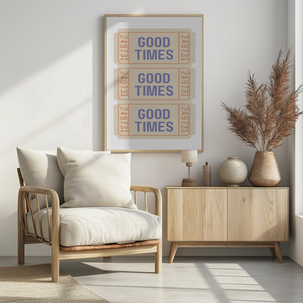 Coastal Blue Good Times | Poster