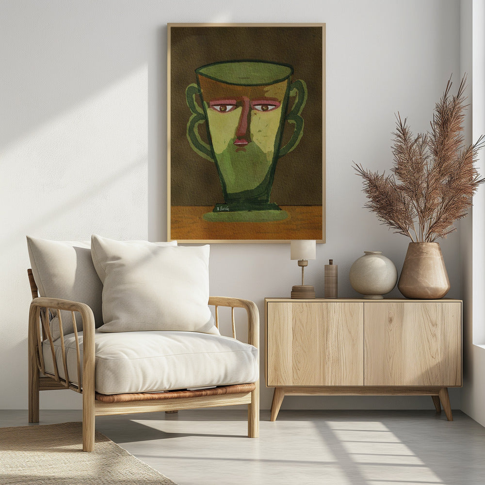 Mug man brown version | Poster