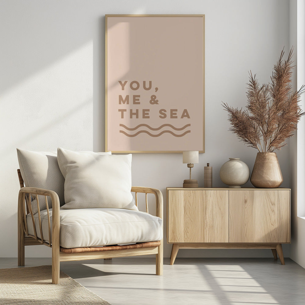 Du, ich und das Meer (Sand) | Poster