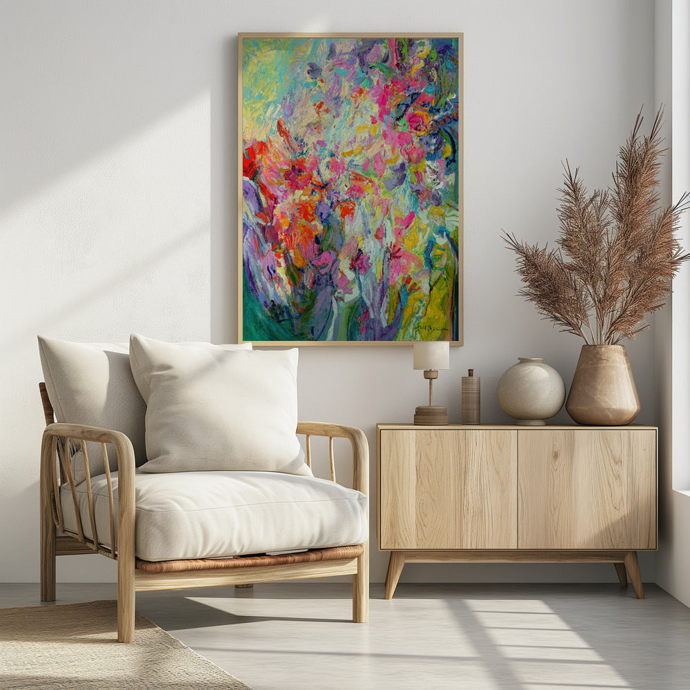 Lebendige Blumensymphonie | Poster