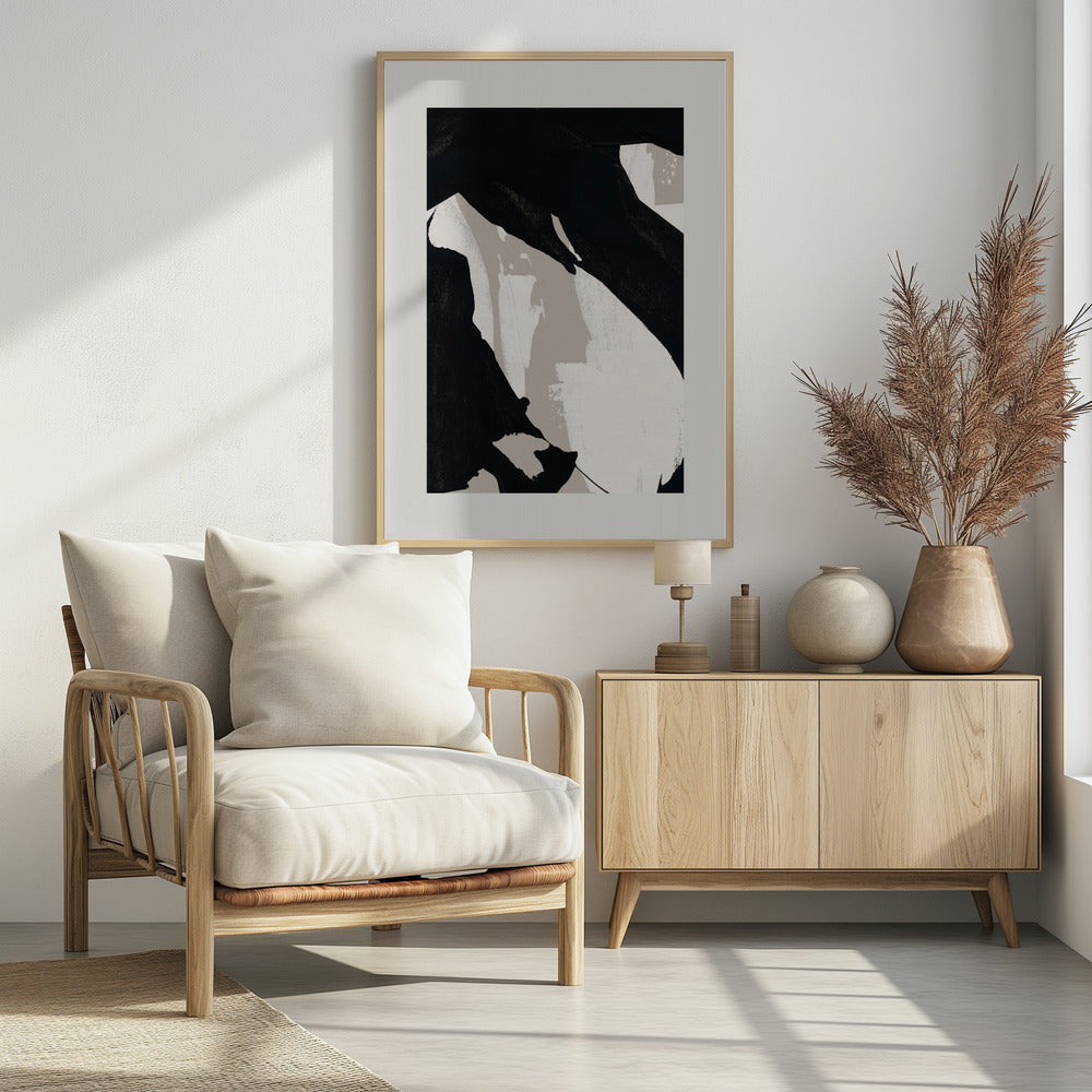 Abstrakte Pinselstriche 59X | Poster