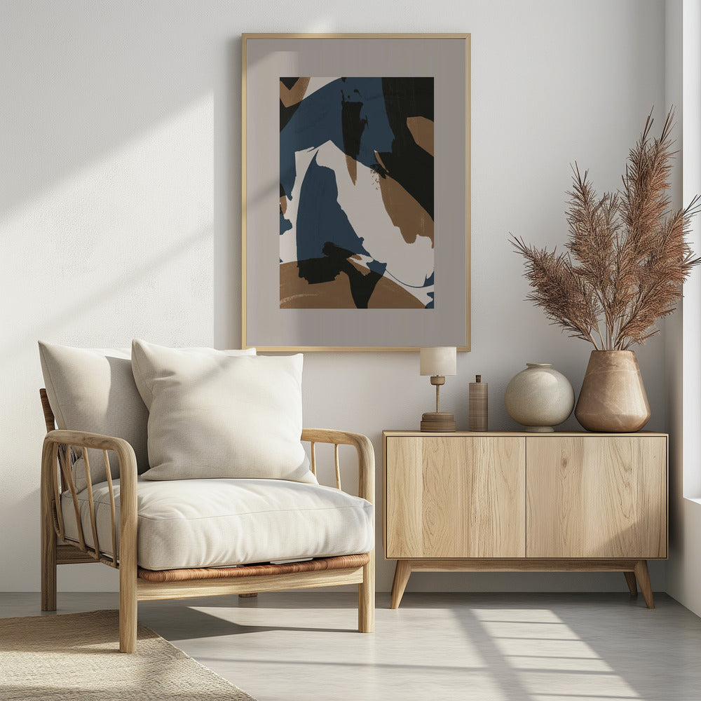 Abstrakte Pinselstriche 60 | Poster