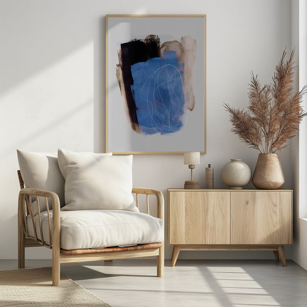 Abstract Brush Strokes 55 | Poster