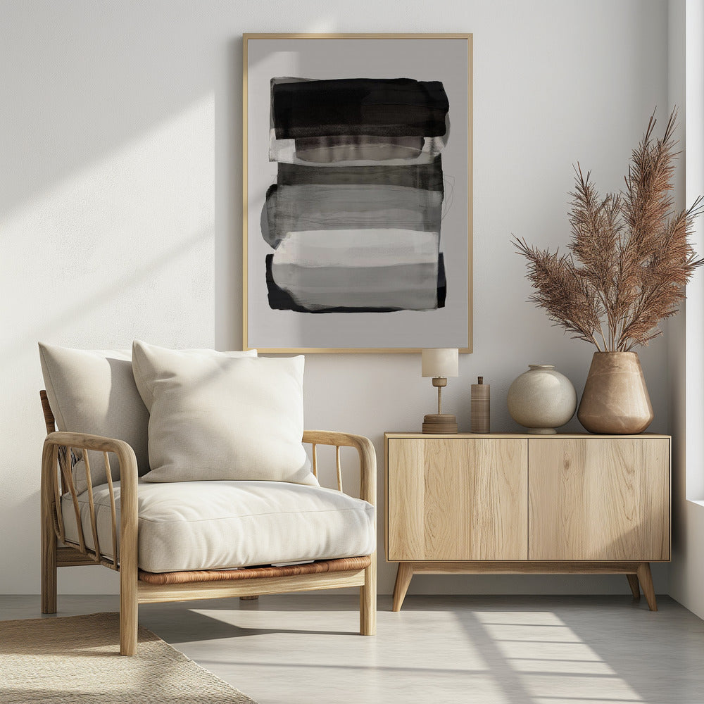 Abstrakte Pinselstriche 79 | Poster