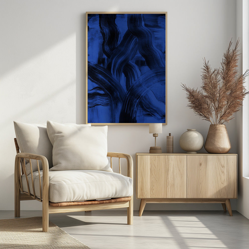 Abstract Brush Strokes 126X | Poster