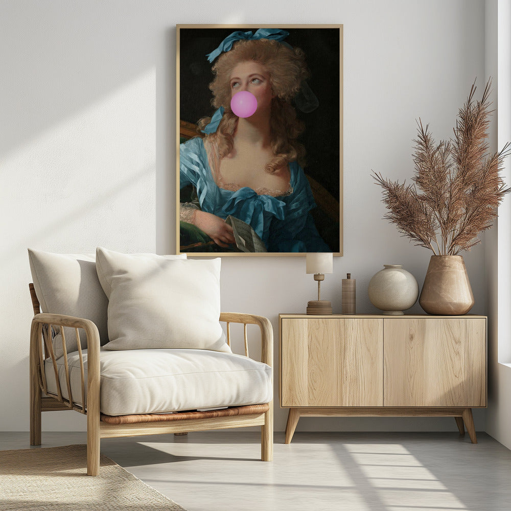 Blubblegumblue Verhältnis 2x3 | Poster