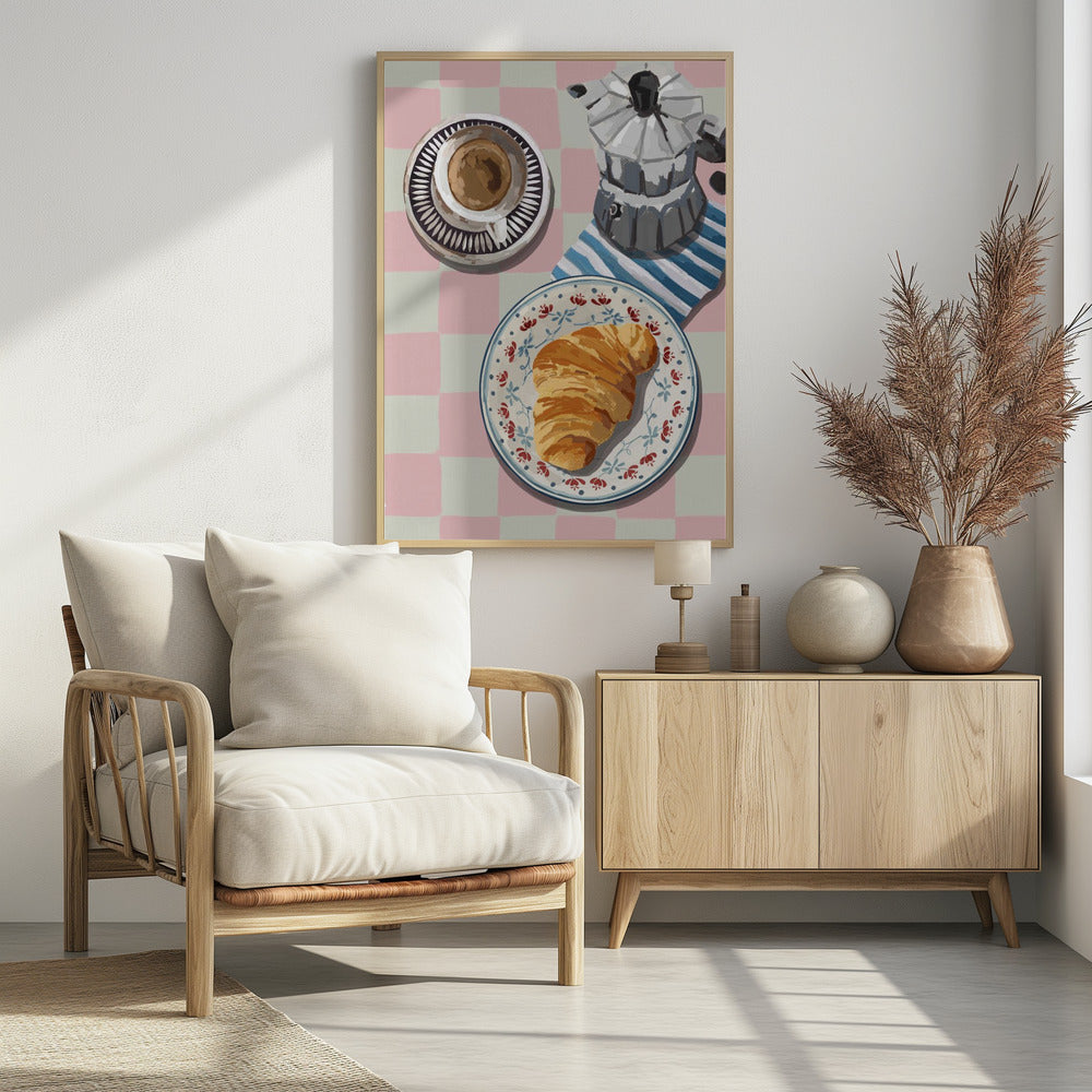 Französisches Frühstücksverhältnis 2x3 | Poster