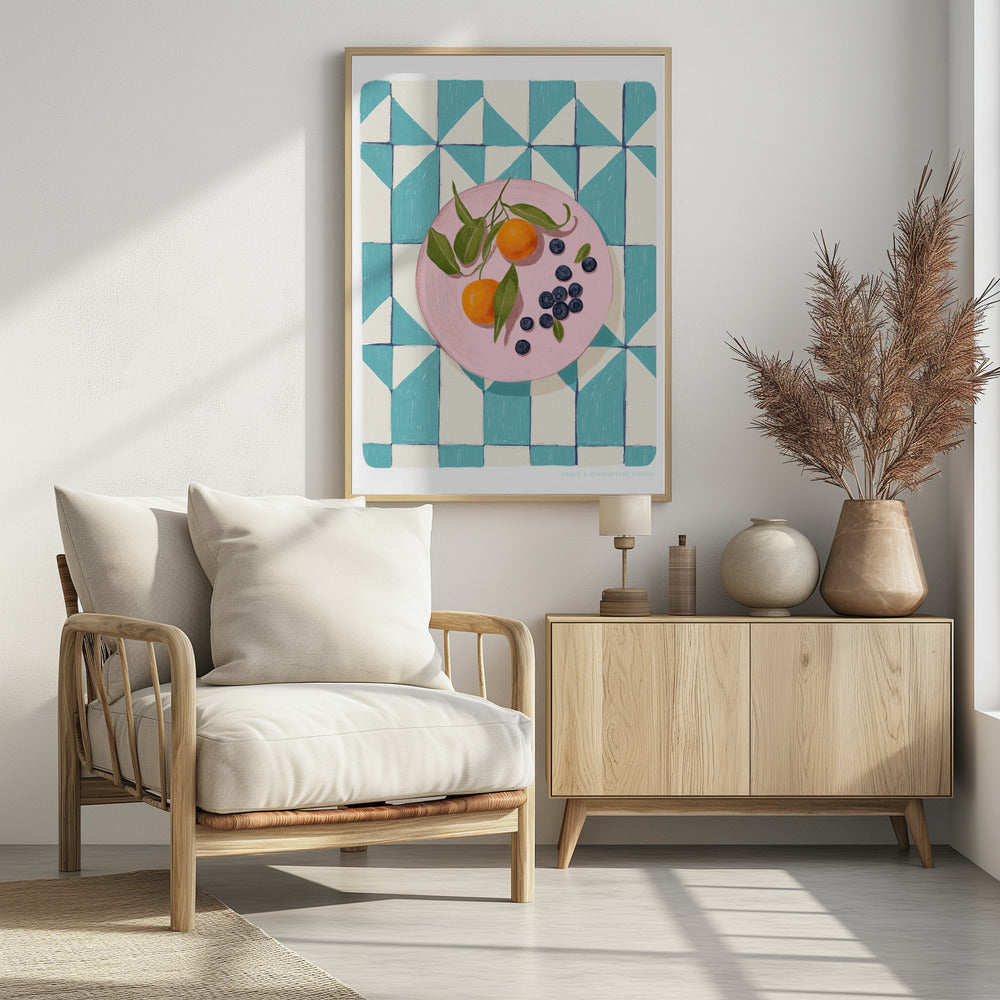 Pandc Zitrusfrüchte und Beeren | Poster