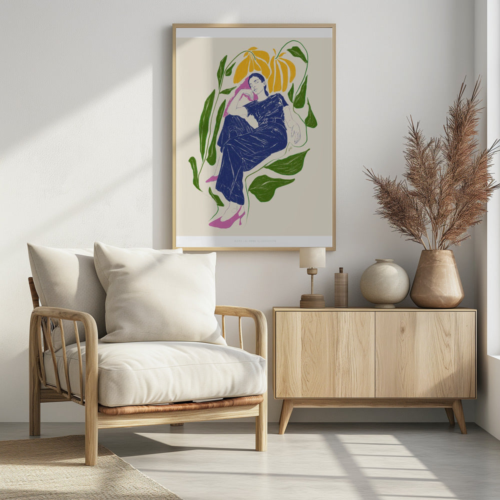 Jlr Ruhe im Garten | Poster