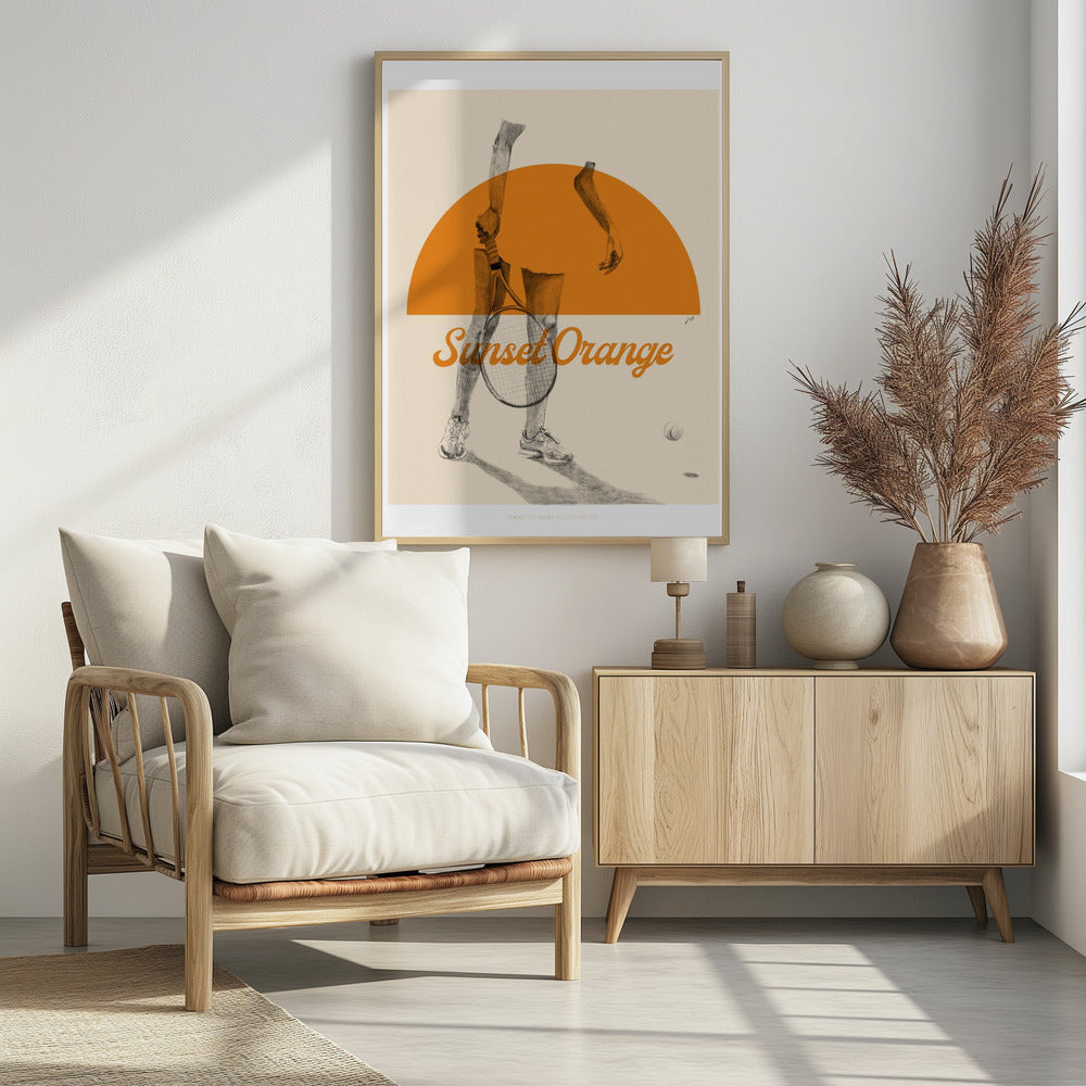 Sonnenuntergang Orange | Poster