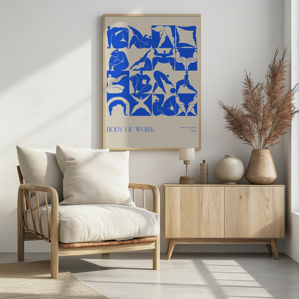 Werk (blau) | Poster