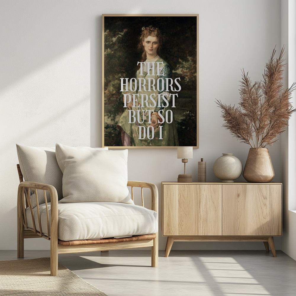 Die Schrecken dauern an, aber ich auch | Poster