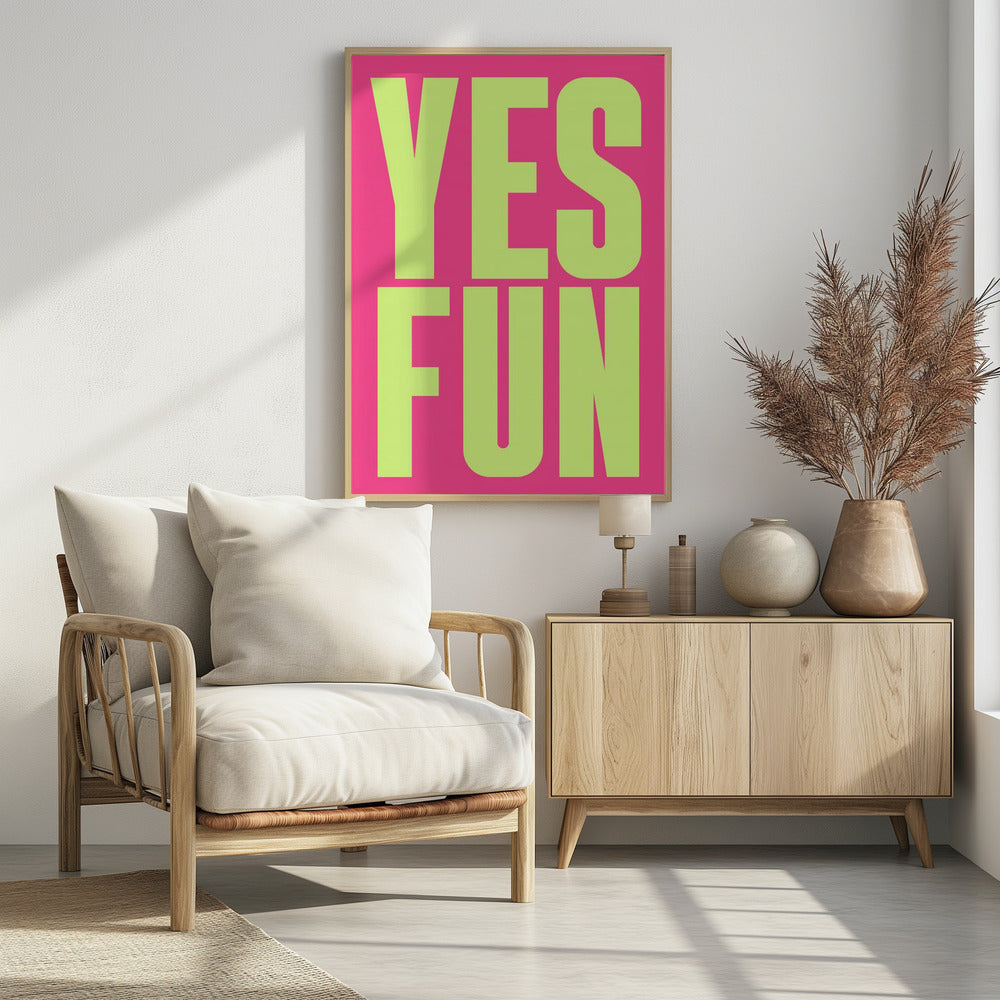 Bold Neon Positivity | Poster