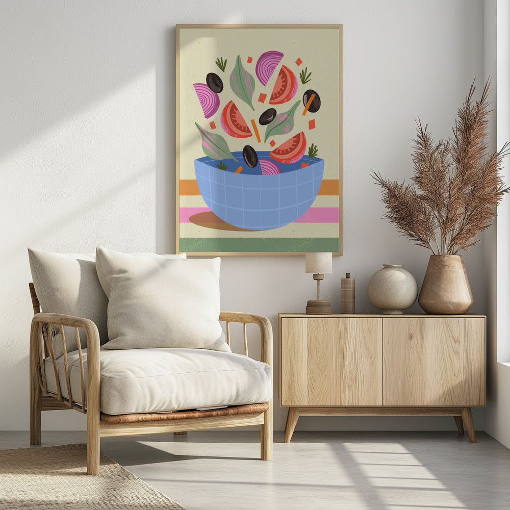 Gemischter Salat | Poster