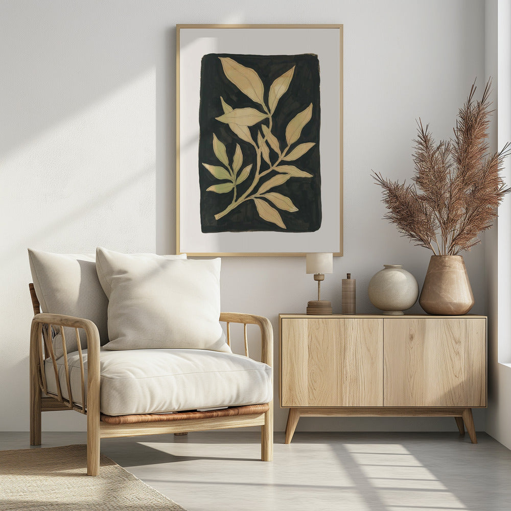 Foliage noir N.1 | Poster