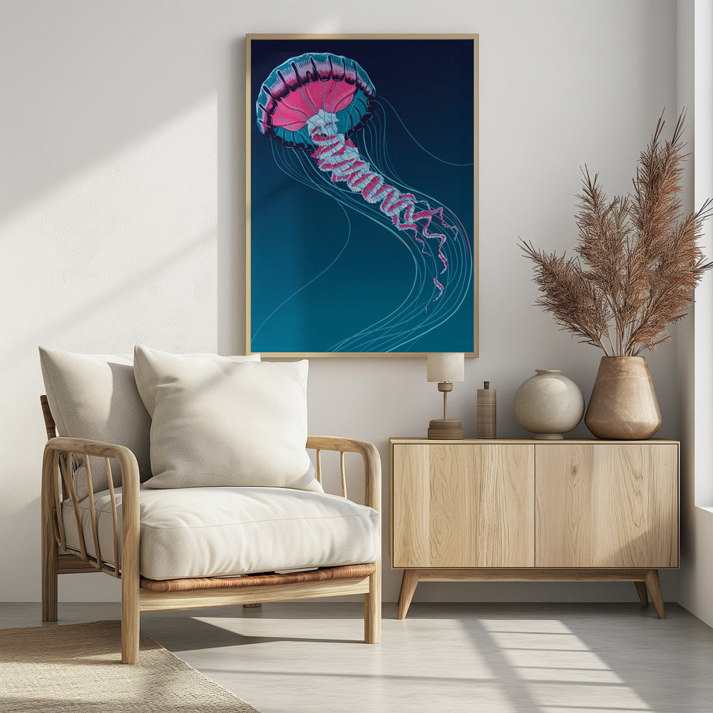 Löwenmähnenqualle | Poster