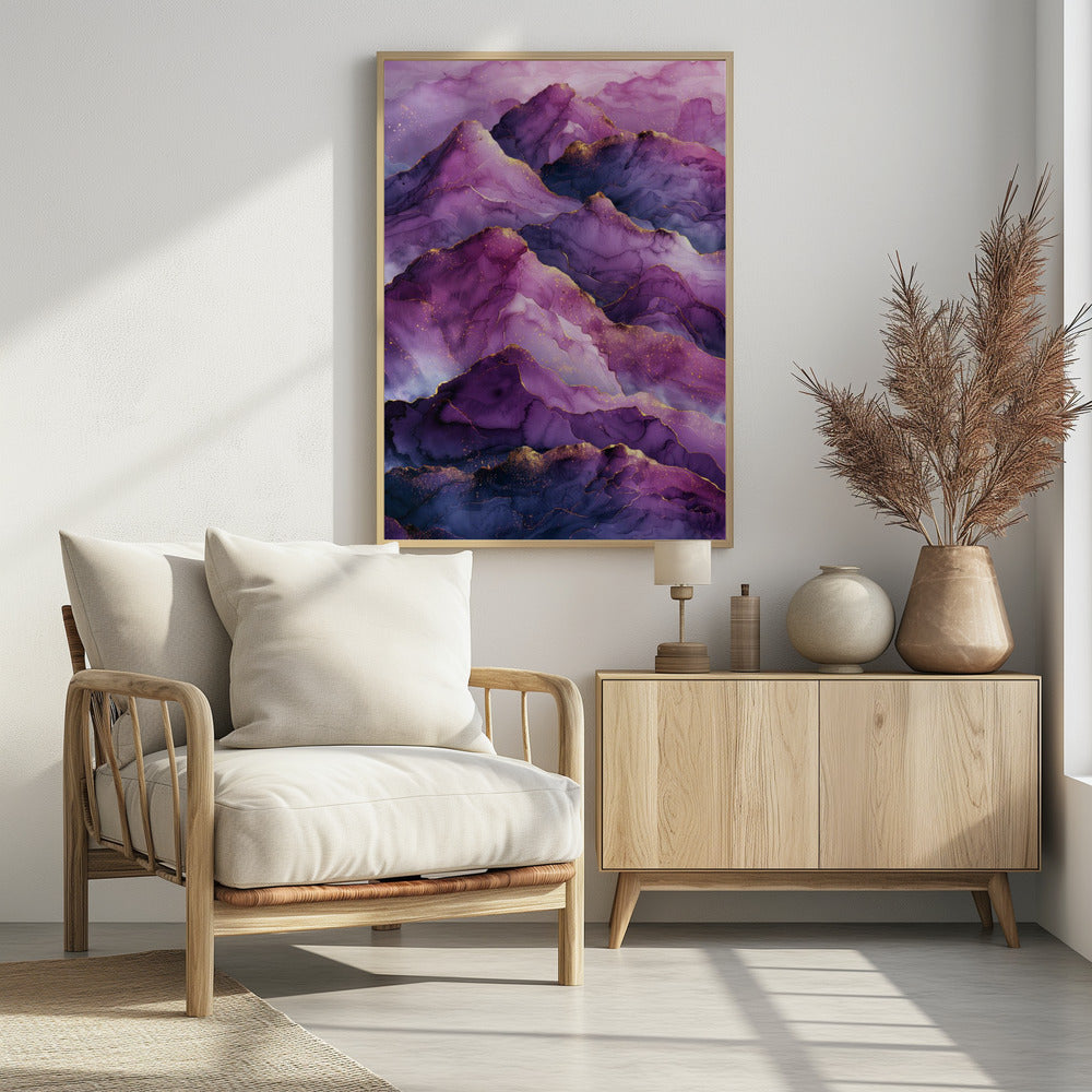 Magical amethyst Ladscape Graphic (8) | Poster