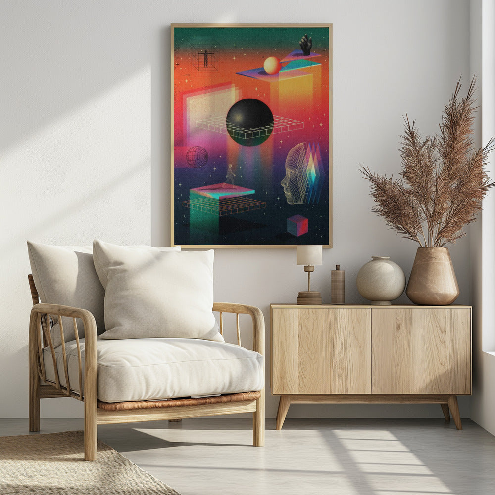 Between Dimensions | Poster
