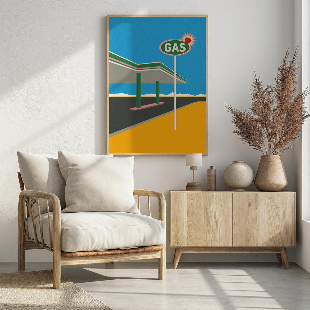 Spark Gas Station | Poster