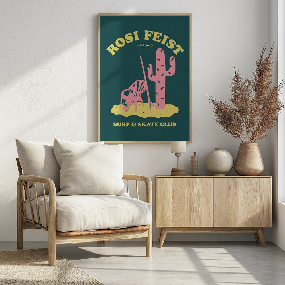 Rosi Feist Surf and Skate Club | Poster