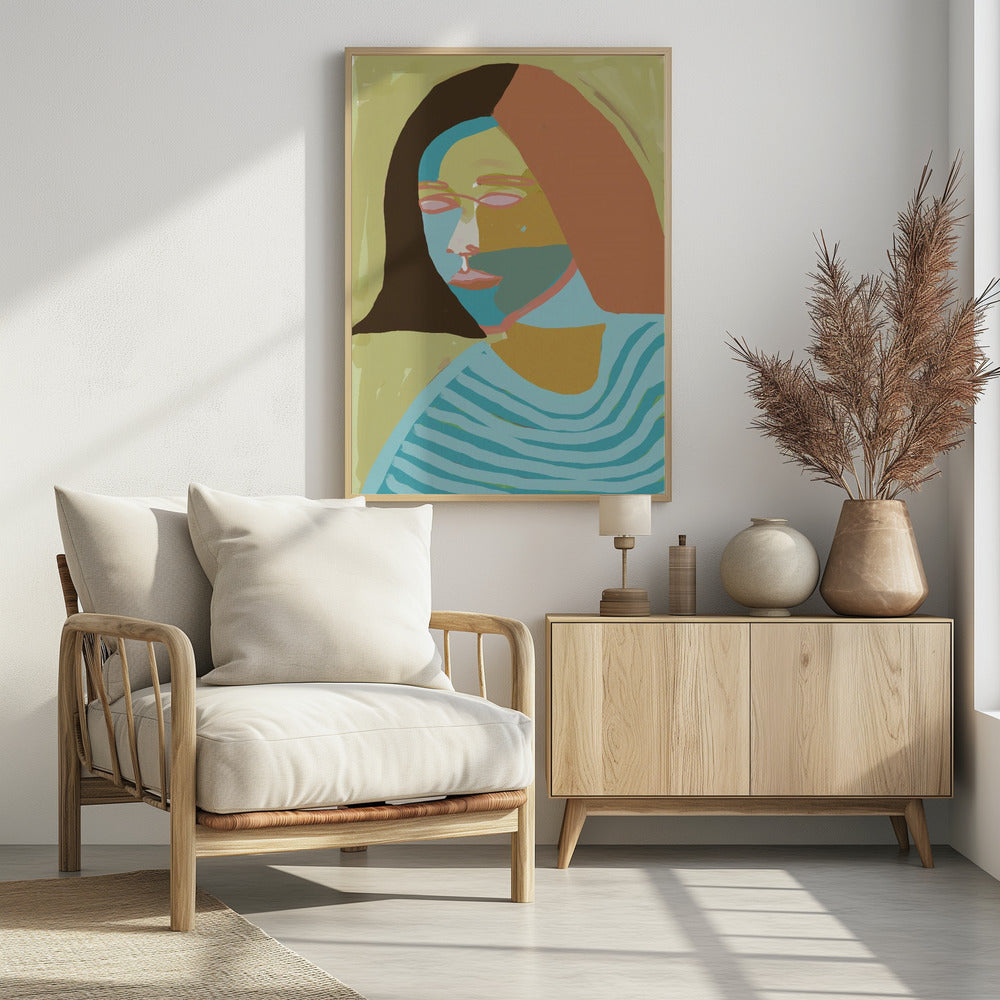 Abstraktes Porträt | Poster