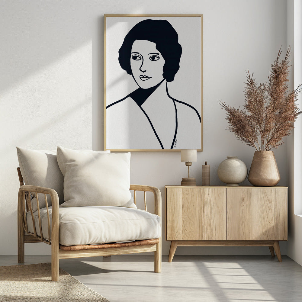 Vintage Frau | Poster