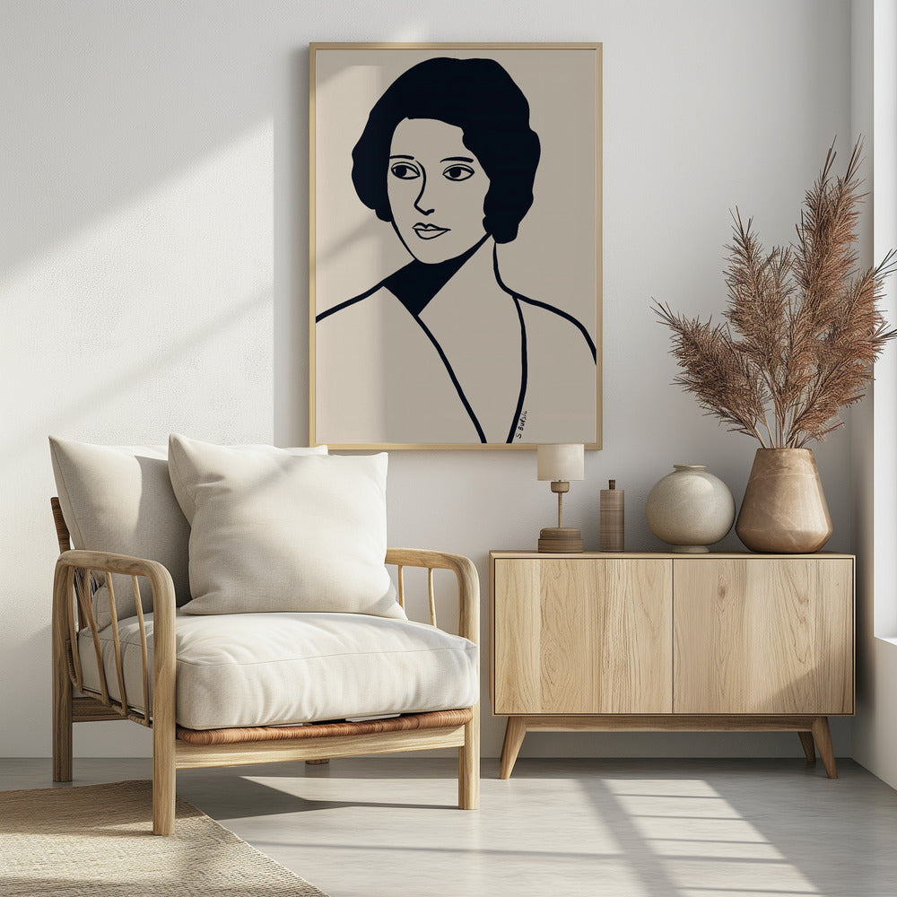 Vintage Frau | Poster
