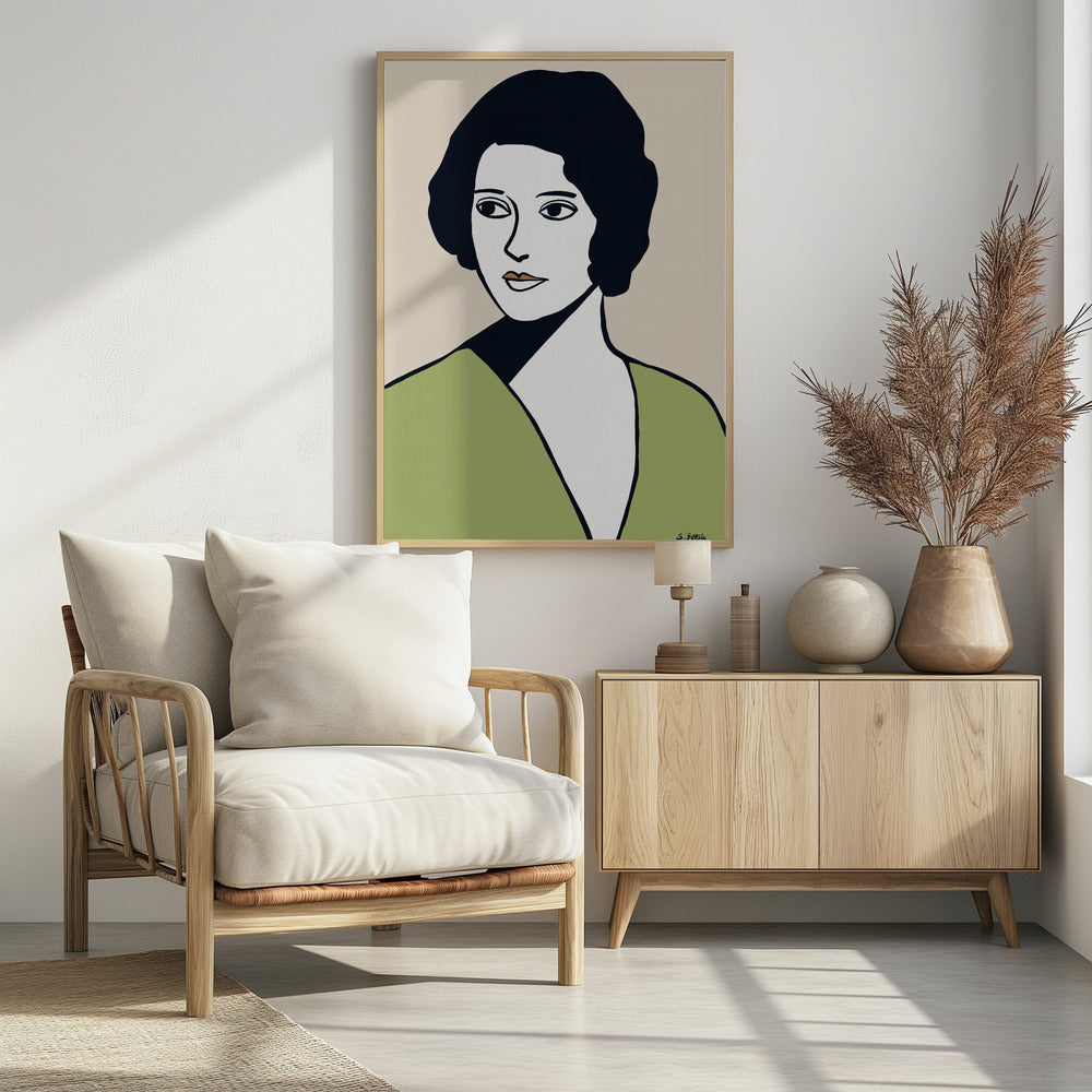 Vintage Frau | Poster