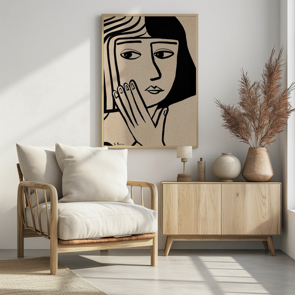 Mädchen mit dem Blick | Poster