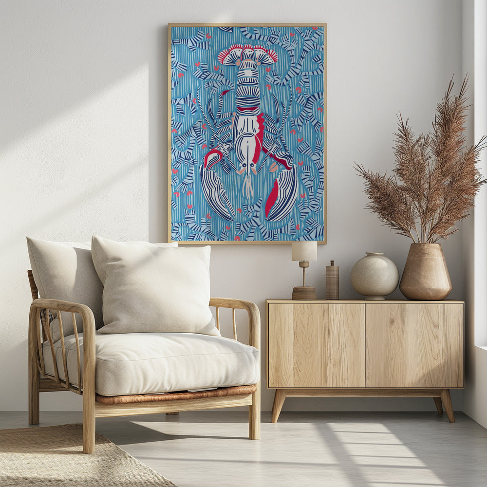 Crustacean Core summer blue | Poster