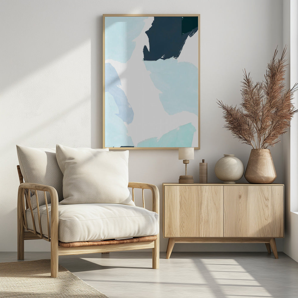Blaue Farbfelder 2 | Poster