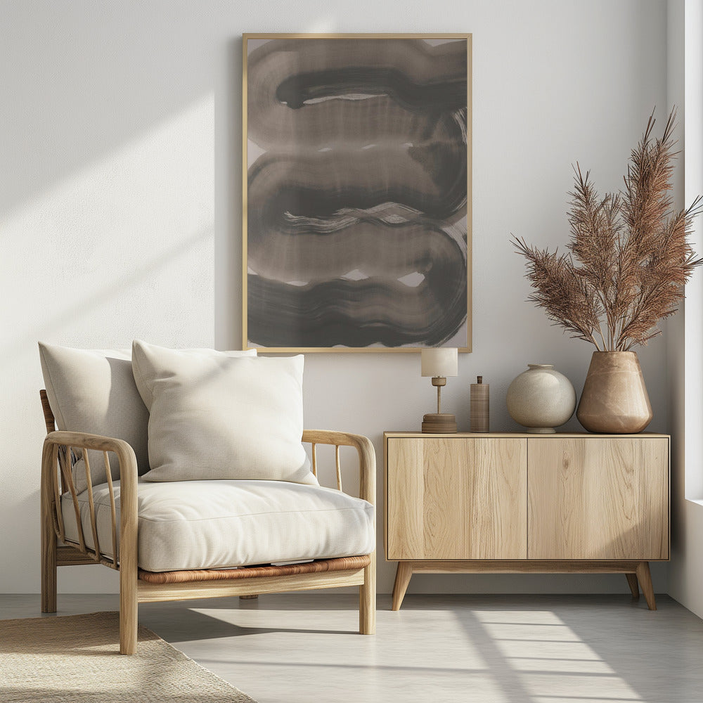 Abstrakte Pinselstriche 163X | Poster