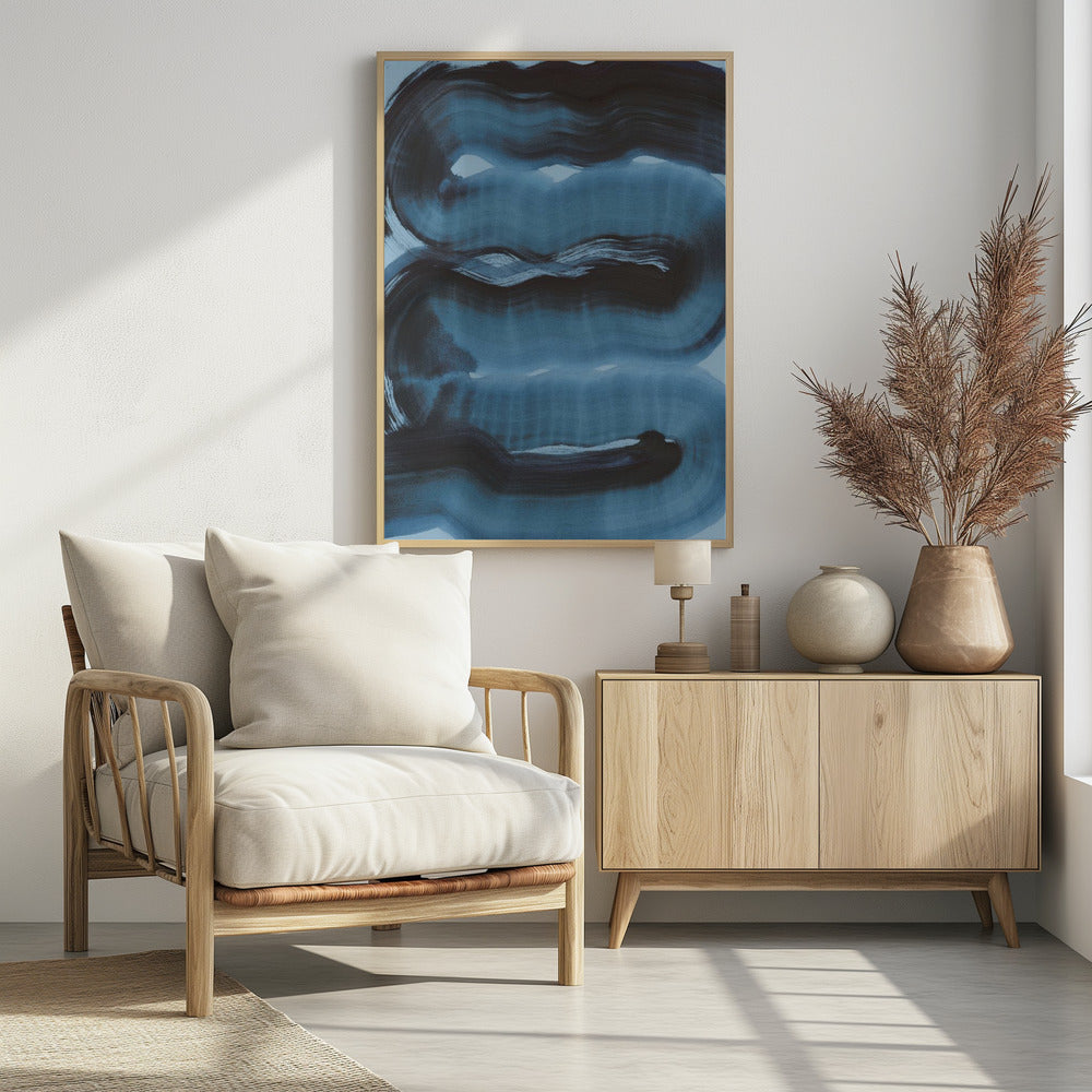 Abstract Brush Strokes 163 | Poster