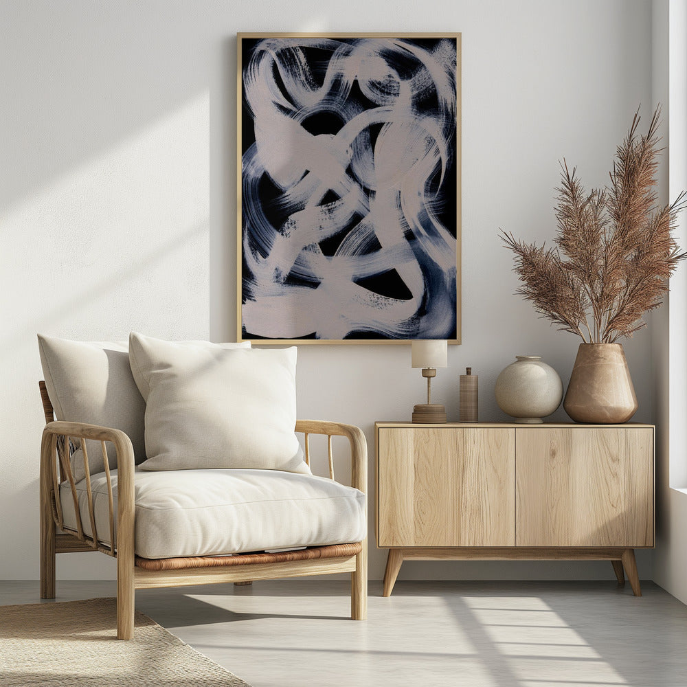 Abstrakte Pinselstriche 164 | Poster