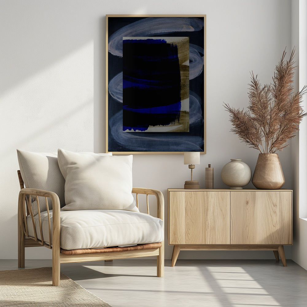 Abstract Brush Strokes 165 | Poster