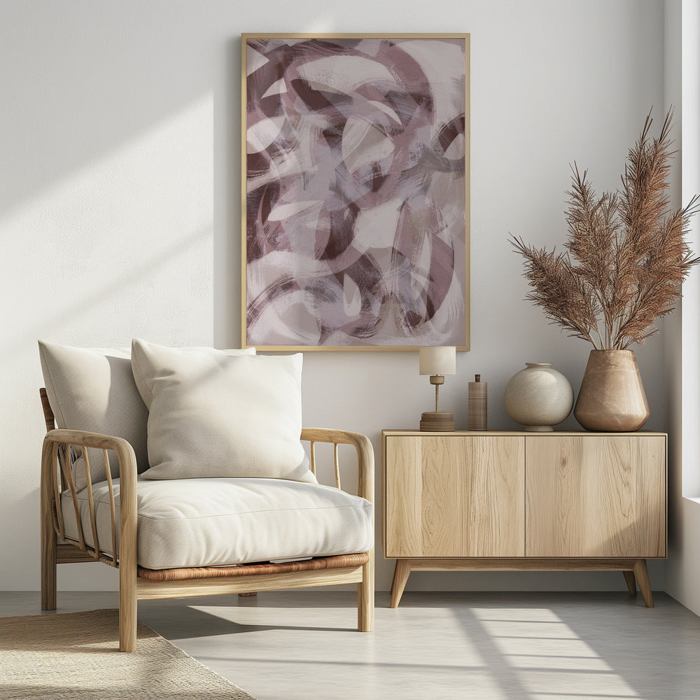 Abstract Brush Strokes 169X | Poster