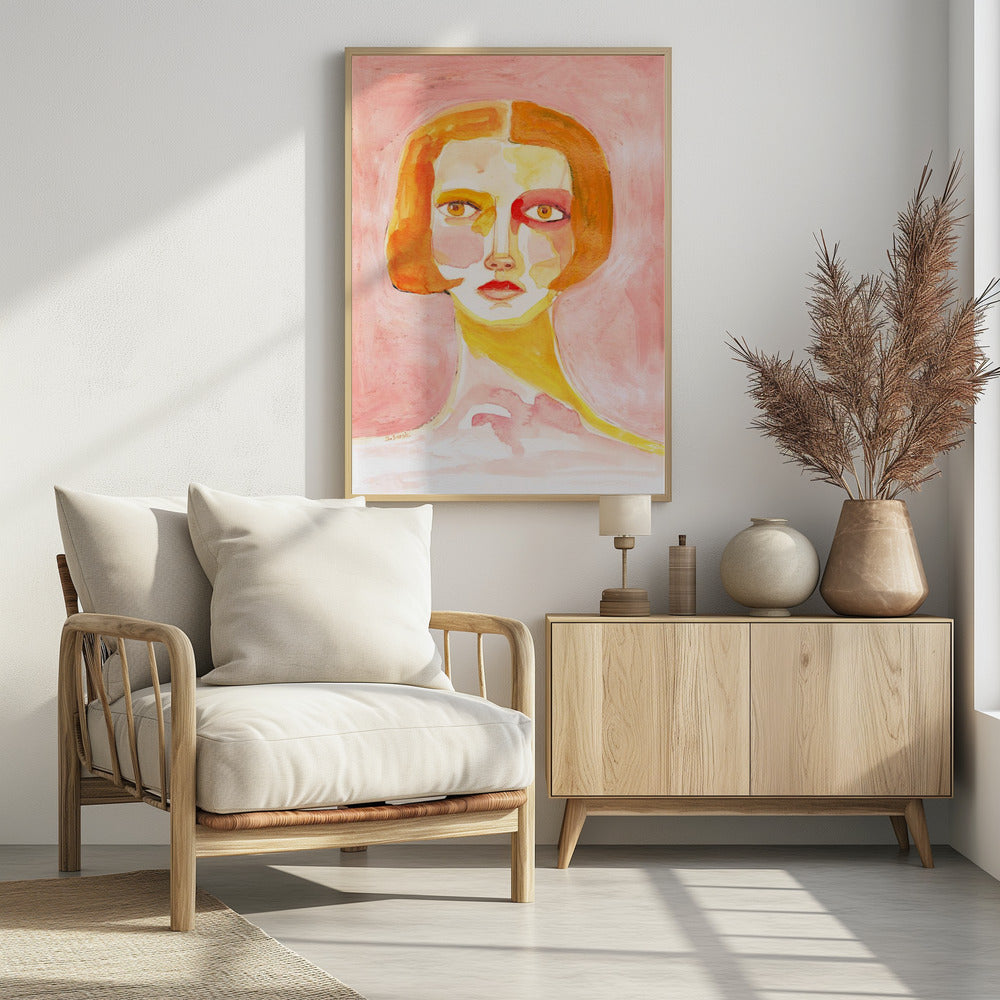 Lady with Bob haircut | Poster