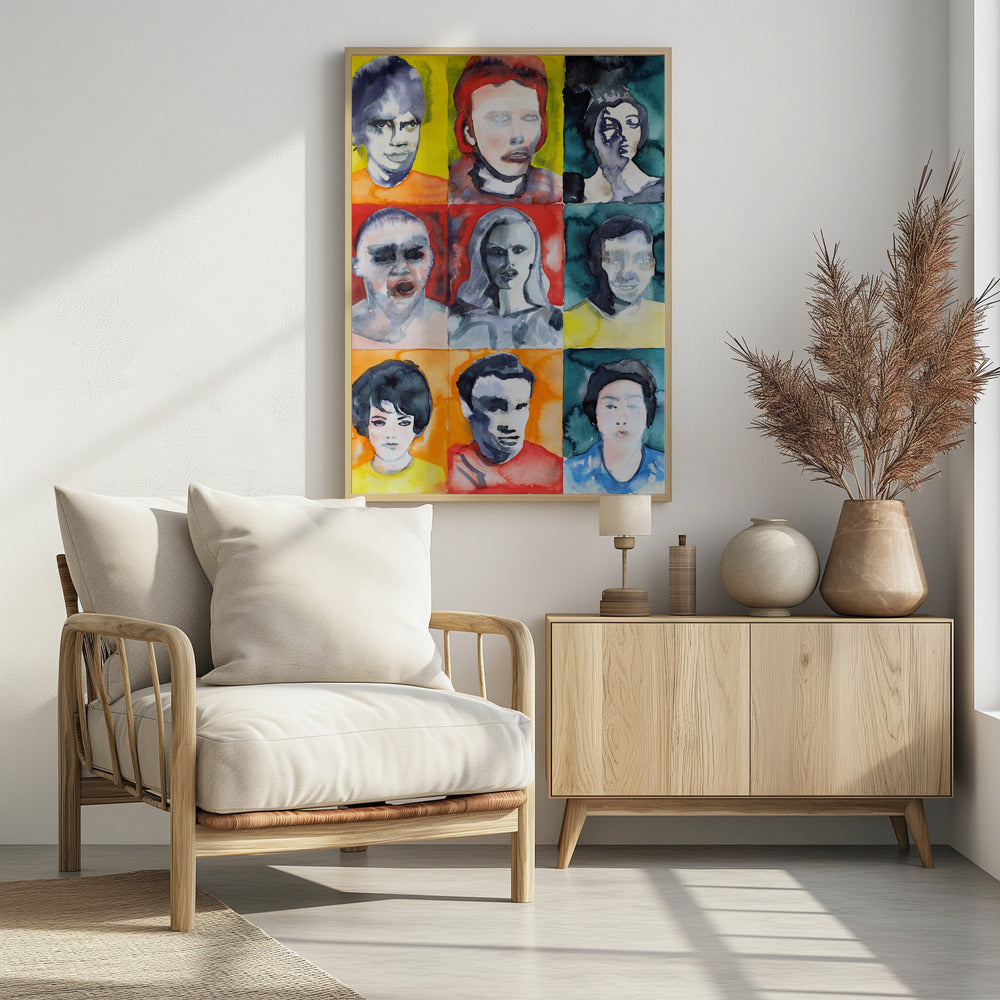 Headshot-Raster Nr. 2 | Poster