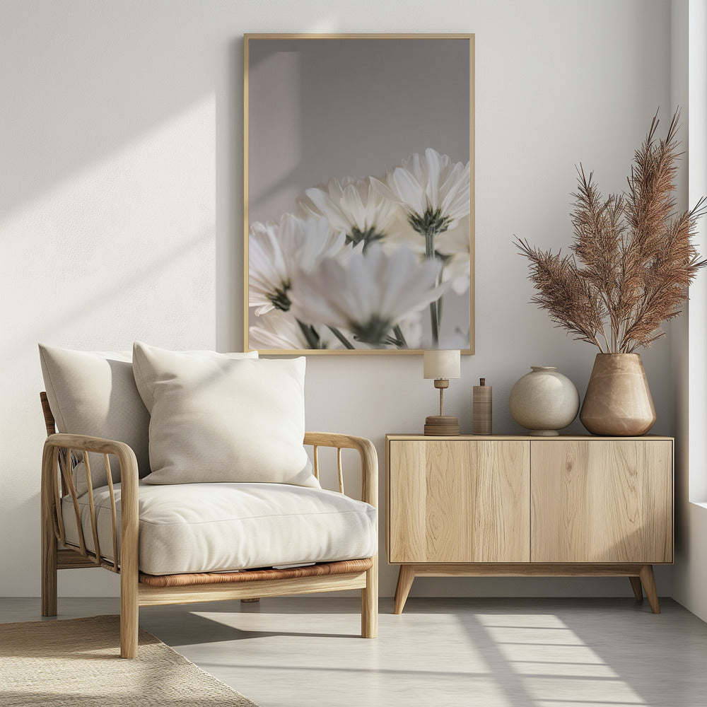 White Flowers 4 | Poster