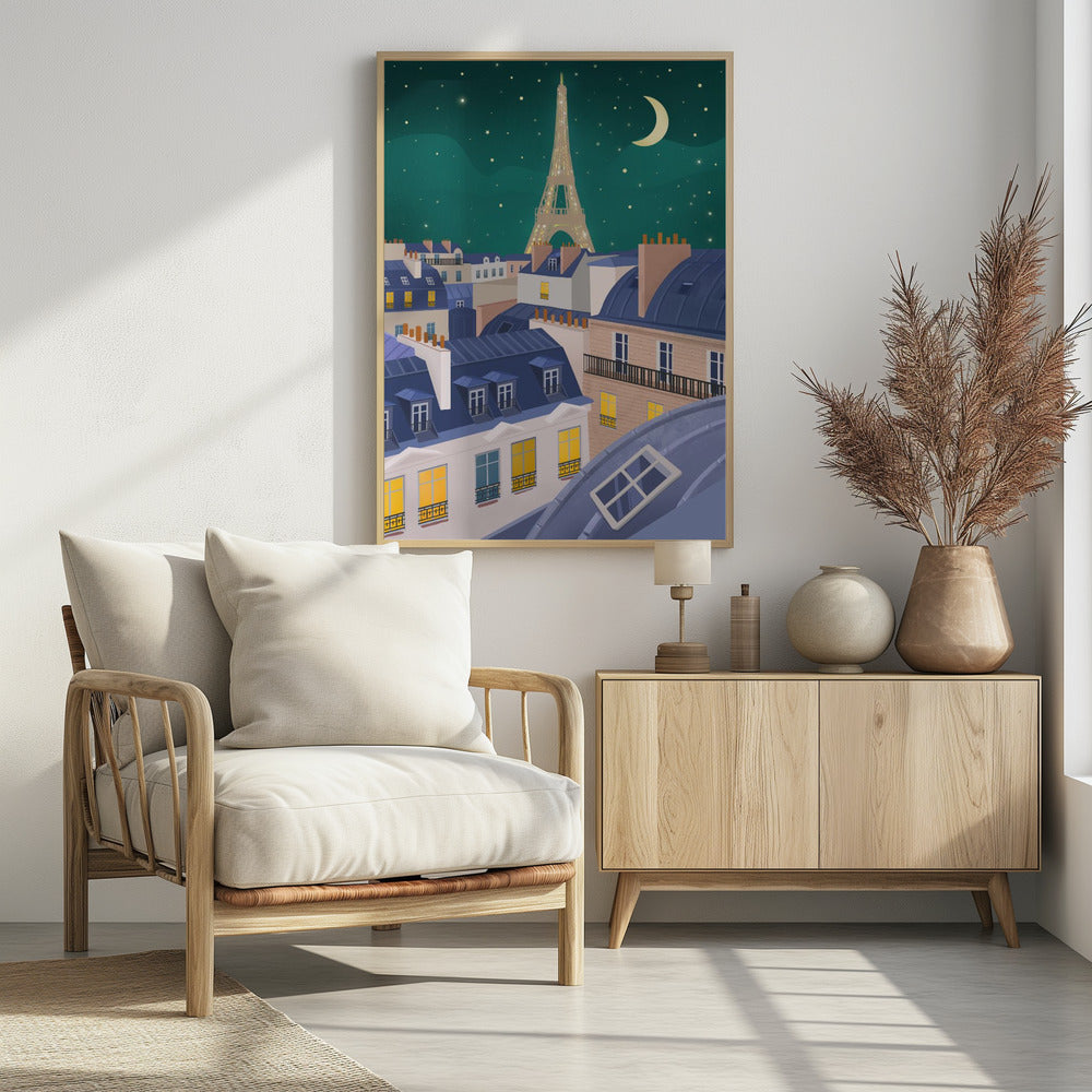 Paris at Night | Poster