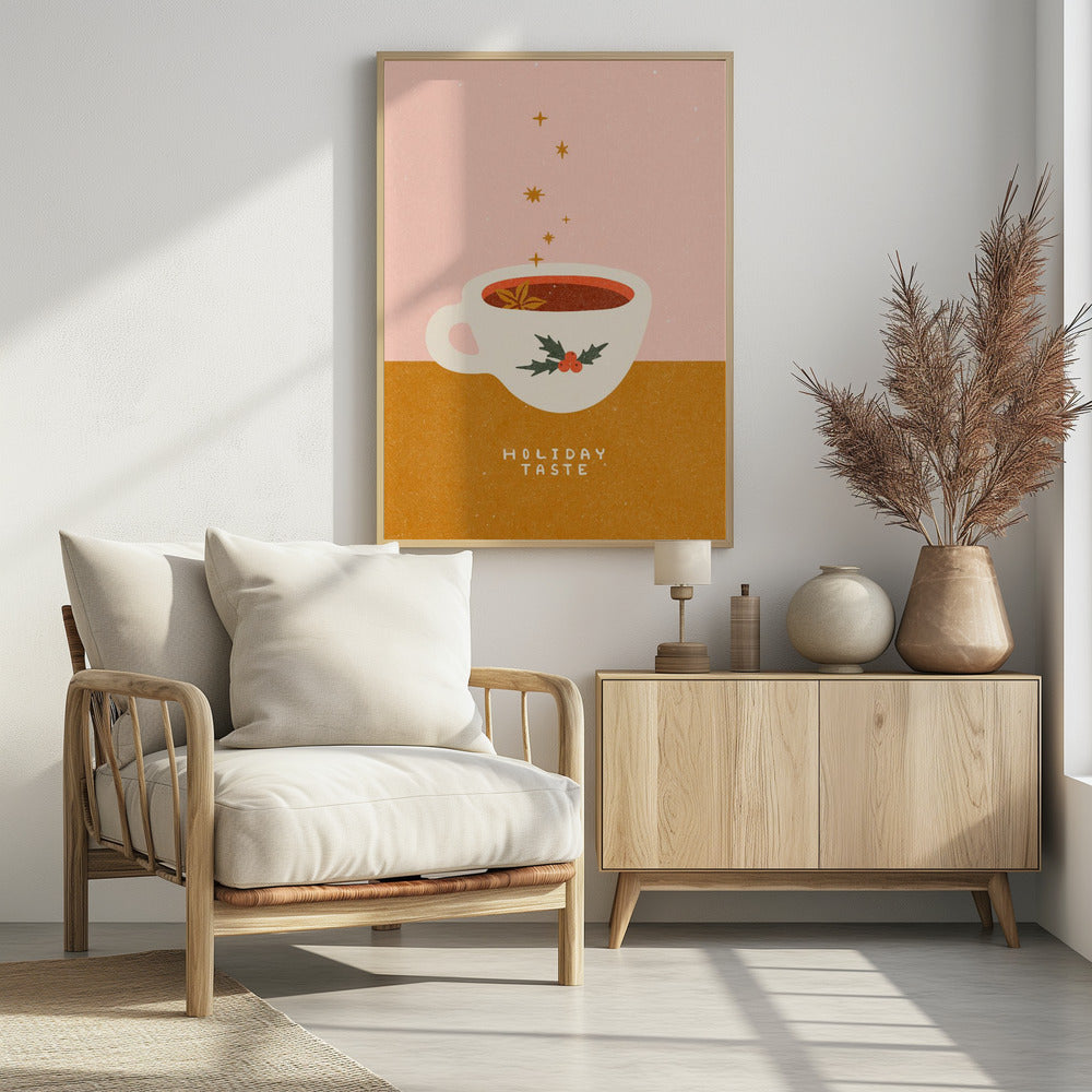 Mulled wine mug. Holiday Taste | Poster