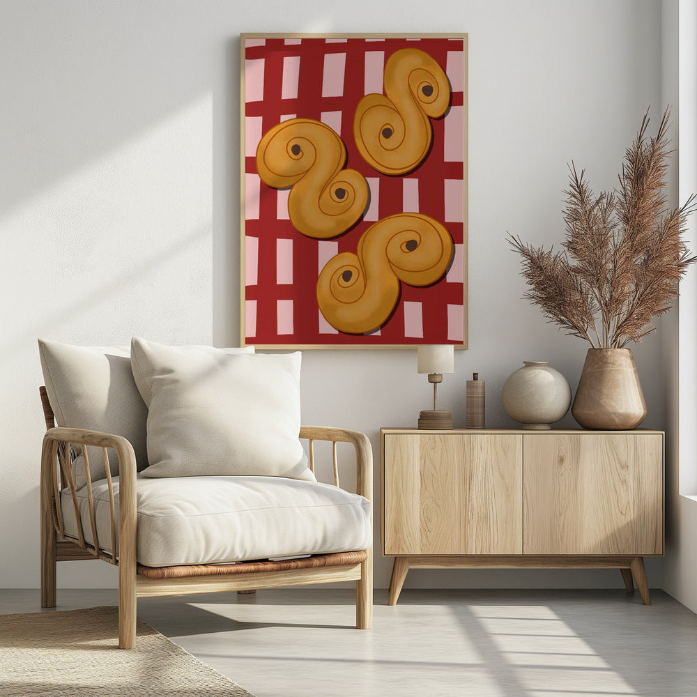 Goldener Wirbel-Genuss | Poster