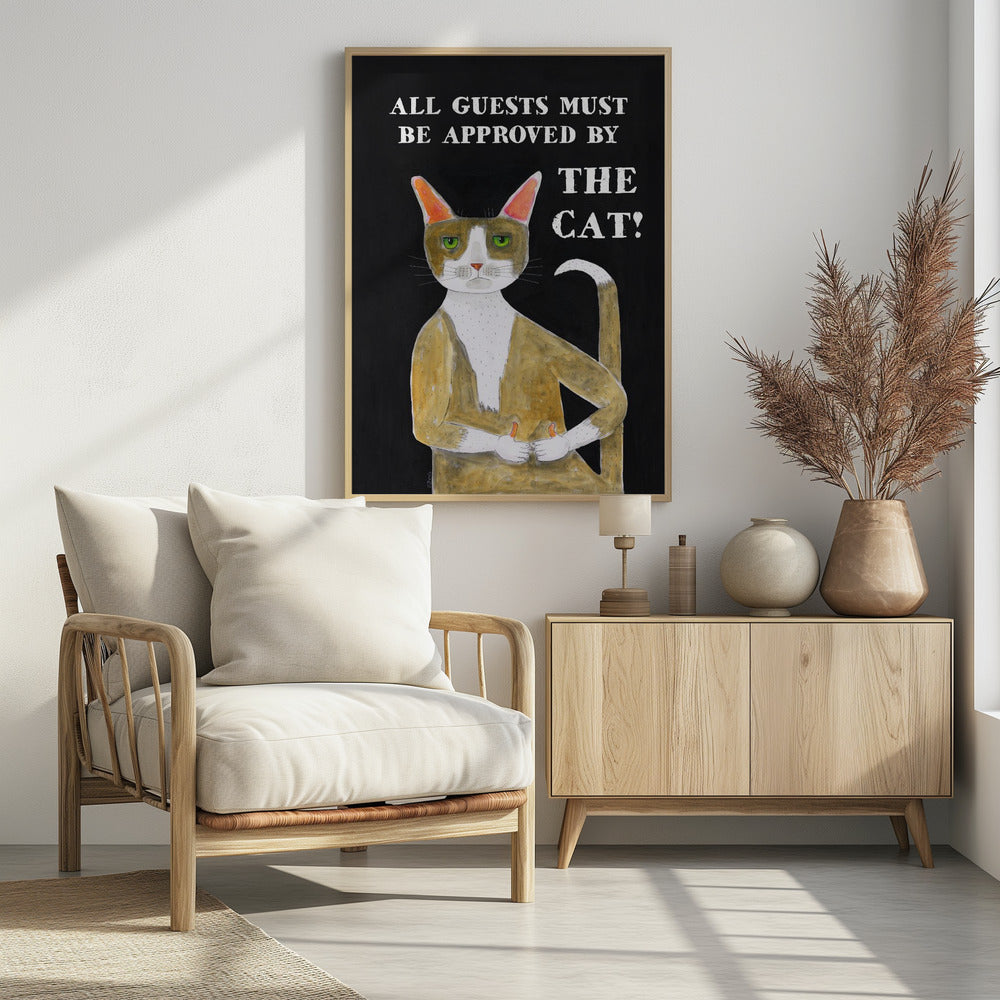 Von der Katze genehmigt | Poster