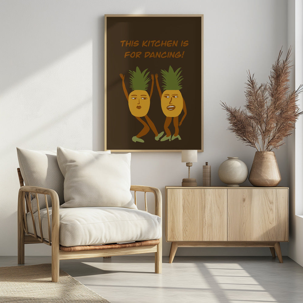 Tanzende Ananas | Poster