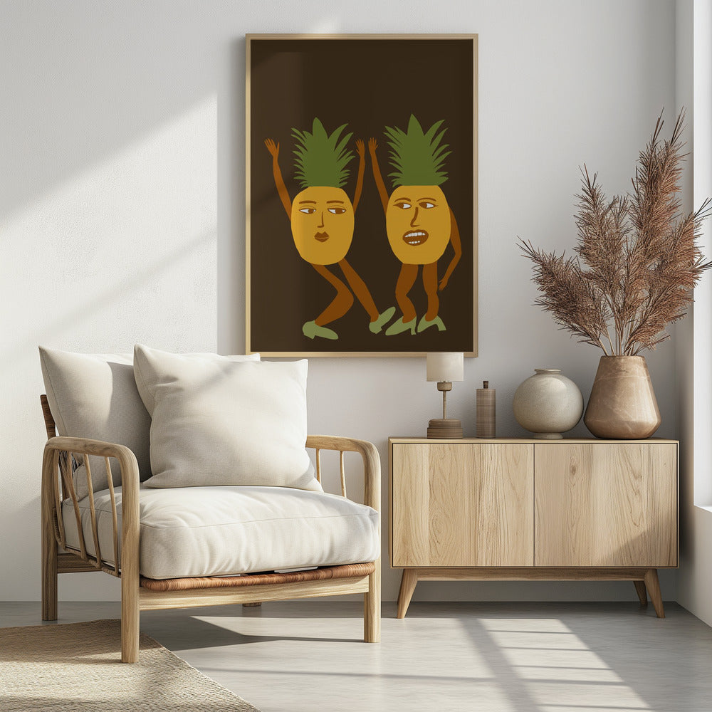 Tanzende Ananas | Poster