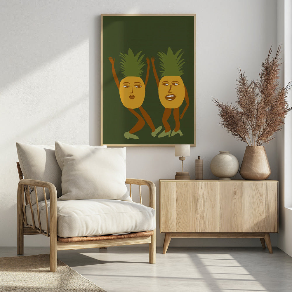Tanzende Ananas | Poster