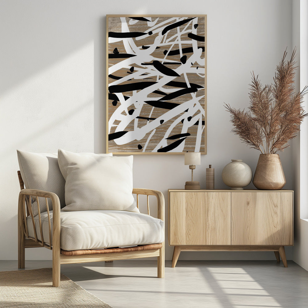 Chaotic Strokes Dance | Poster