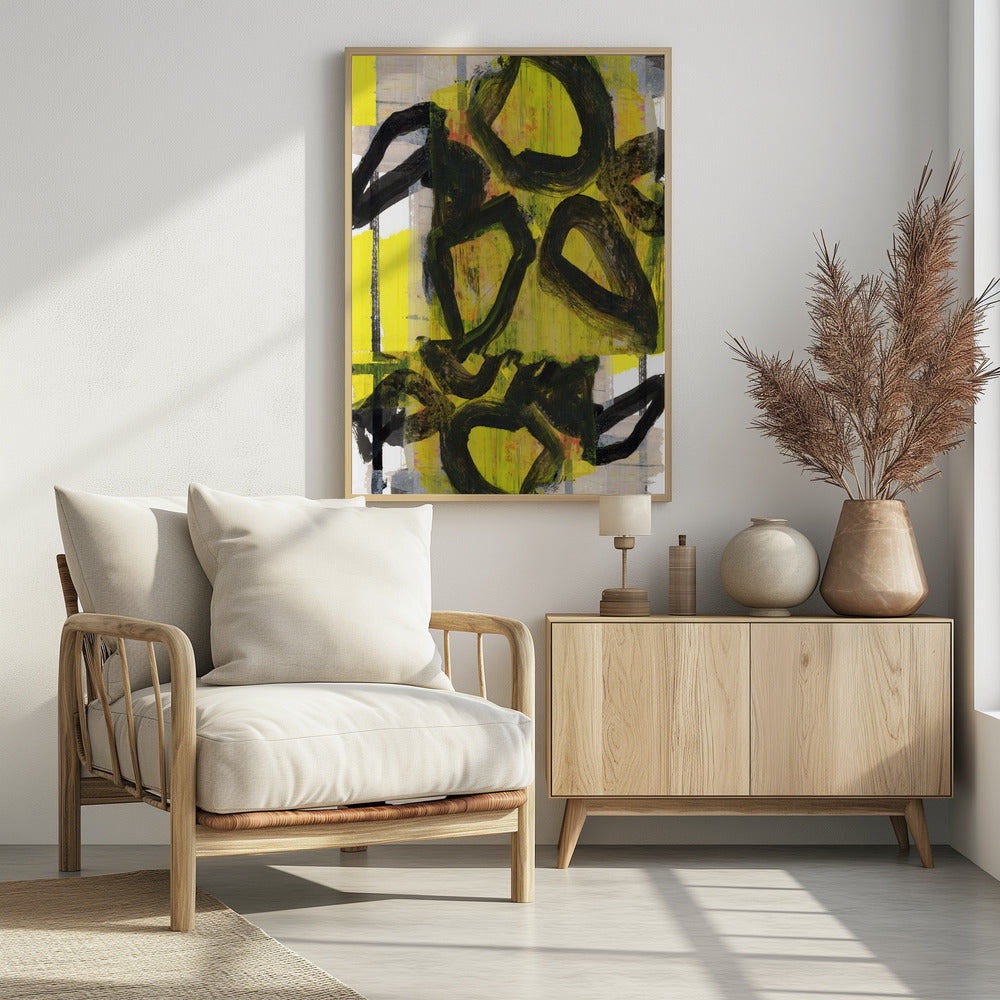 Gelbes Abstrakt Nr. 2 | Poster