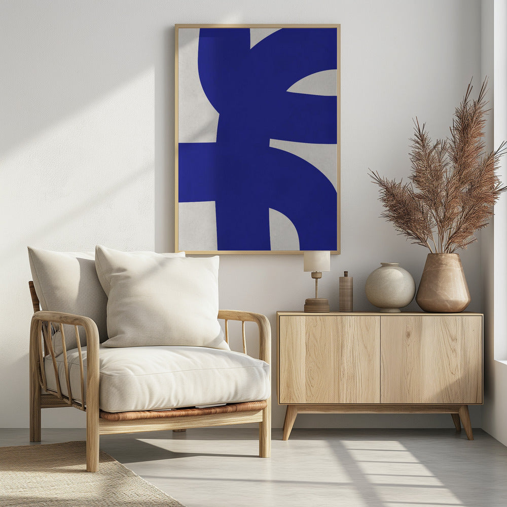 Wellenförmige Kurven 5 | Poster